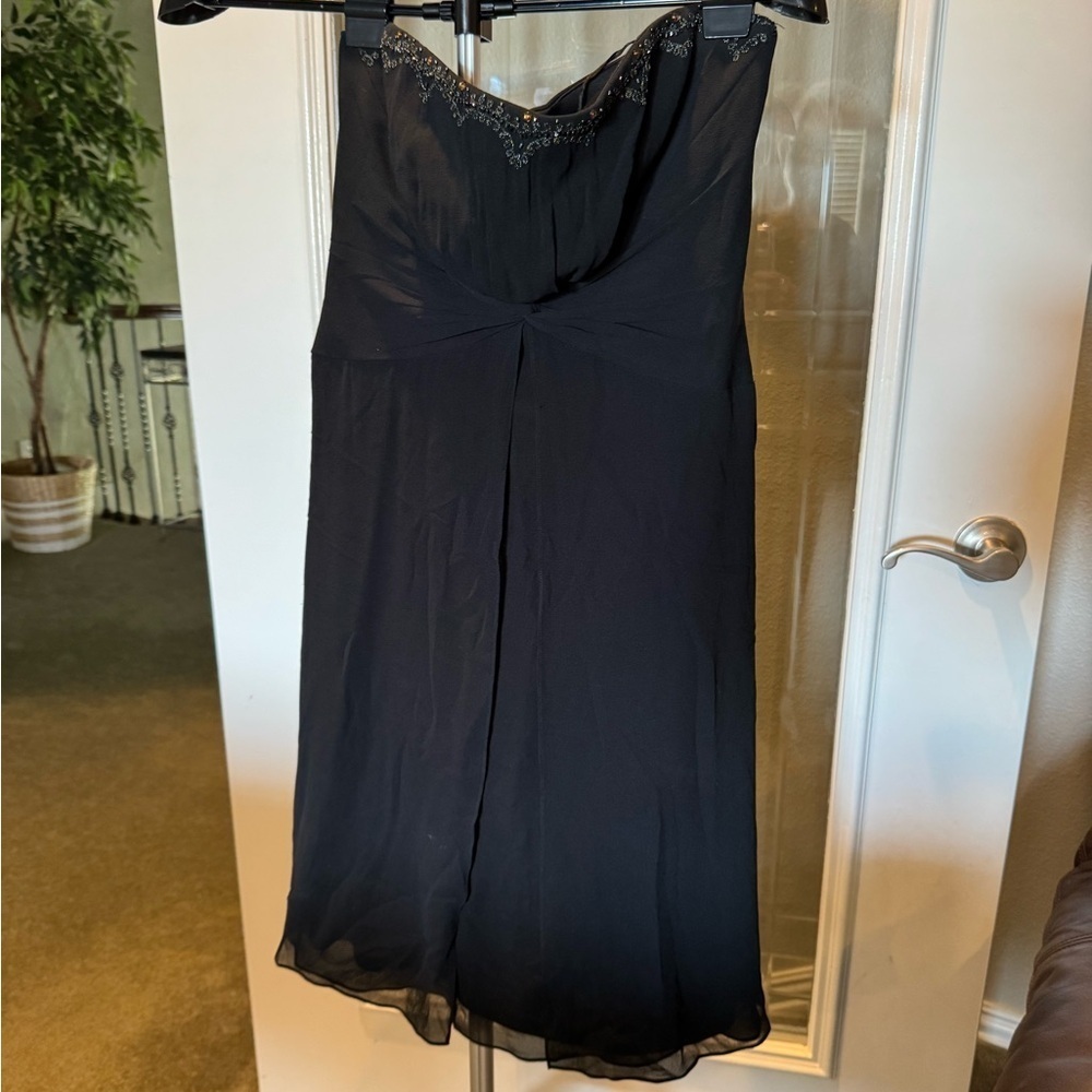 Nine West Stylish Black Strapless Dress Sz 4